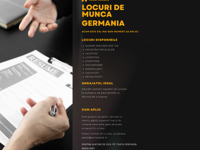 Avantajele Locului de Muncă în Germania