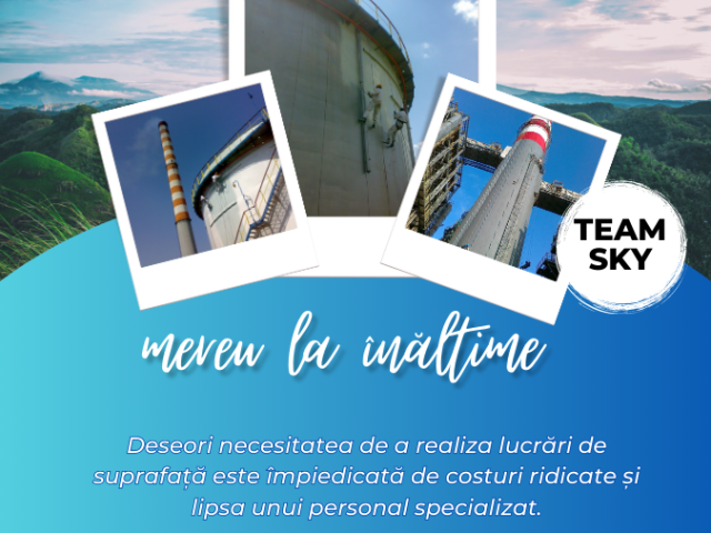 Vopsire Industrială, Sablare, Alpinism Utilitar - Team Sky