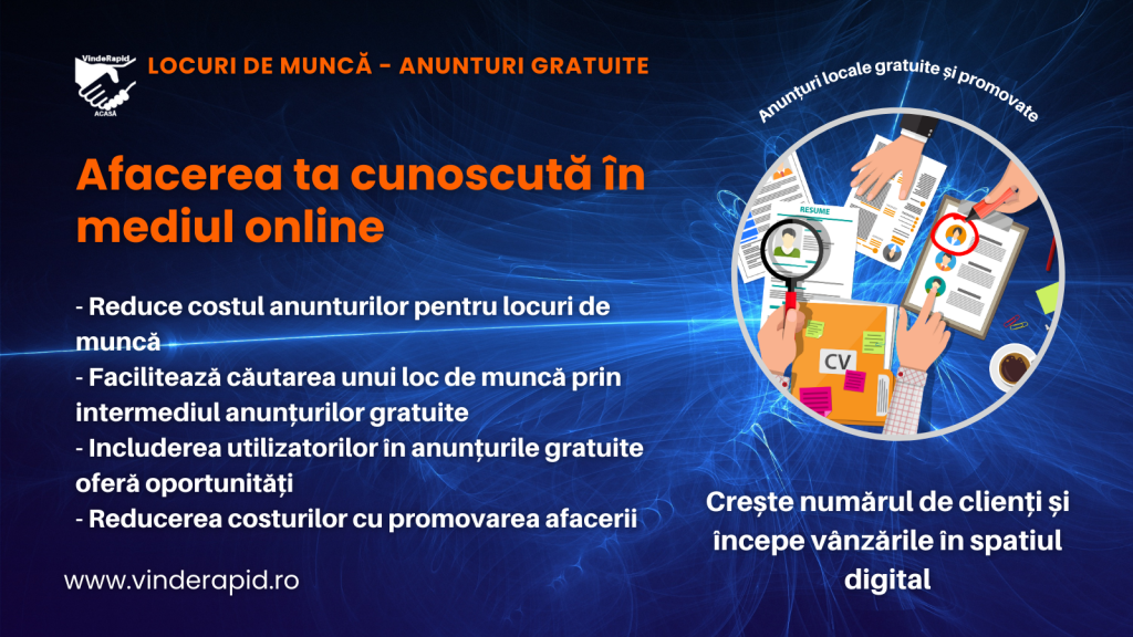 locuri de muncă noi în România